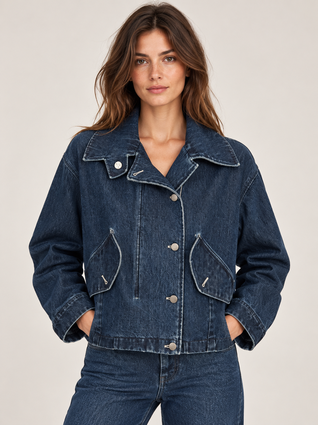 archetipi-Giacca denim 100% cotone